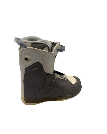 Salomon Kalitan Womens Grey and White Snowboard Boots Size US 9 Auto fit +
