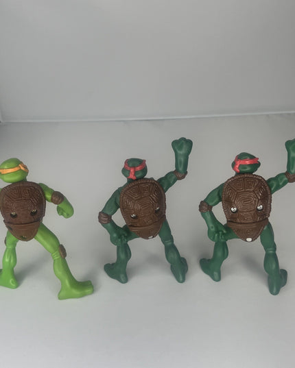Lot of Three Ninja Turtle Action Figures