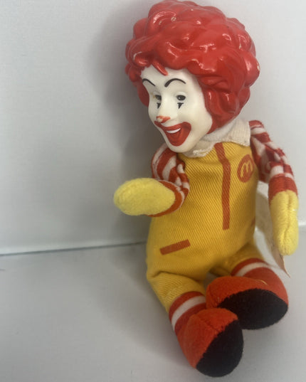 2002 McDonald's Ronald McDonald  Finger Puppet Doll Figure Vinyl Plush 4.5"