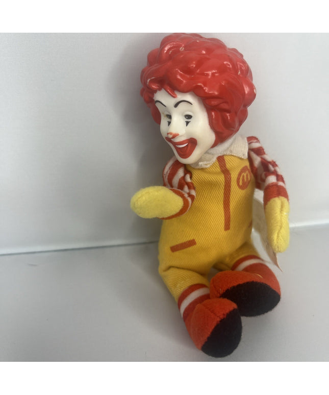 2002 McDonald's Ronald McDonald  Finger Puppet Doll Figure Vinyl Plush 4.5"