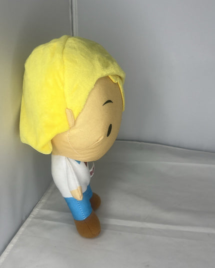 Scooby Doo Fred Chibi 8" Plush Toy Factory 2021 Big Head Polyester Stuffed
