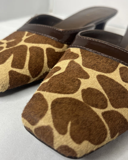 Liz Claiborne Leopard Print Strapless Heel Sandals