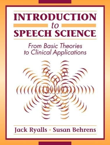 Introduction to Speech Science