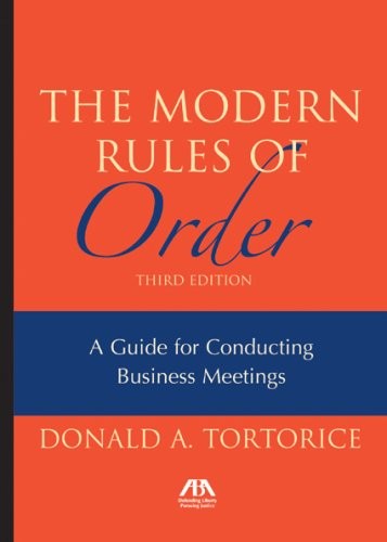 The Modern Rules of Order