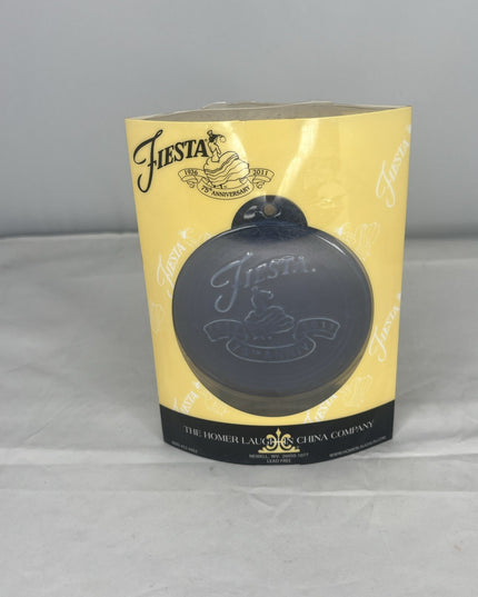 Fiesta 75th Anniversary Ornament Navy Blue Dancing Lady 2011 Retired Limited