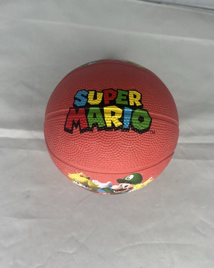 Nintendo Super Mario Bros. Mini Red 4.5" Rubber Basketball Luigi Peach Mario