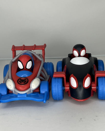 Jazwares Marvel Set Of 2 Spider-Man And Miles Morales Pull And Release Cars 2020