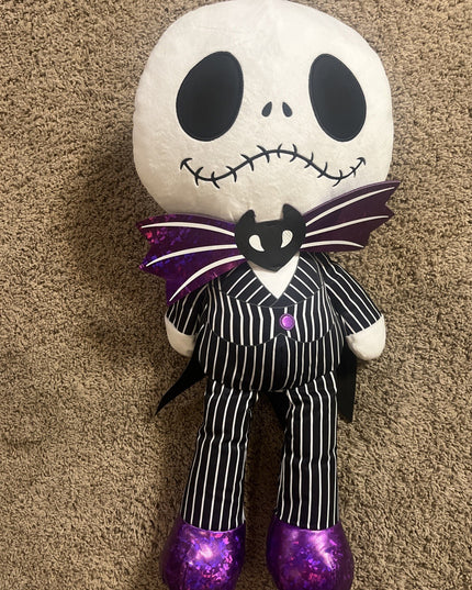 Jack Skellington Nightmare Before Christmas Jumbo Plush 30” Halloween