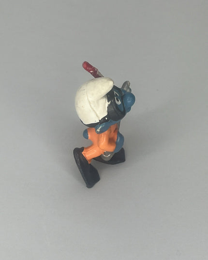 Vintage The Smurfs Frogman Smurf Figure