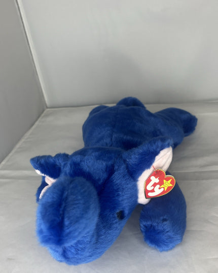 Ty Beanie Buddy Peanut The Elephant - Royal Blue