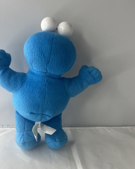 2001 Fisher & Price Sesame Street Cookie Monster 35cm Mattel Plush Toy PA10302