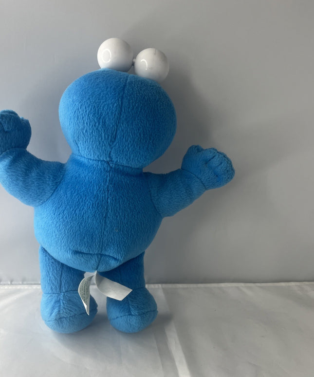 2001 Fisher & Price Sesame Street Cookie Monster 35cm Mattel Plush Toy PA10302