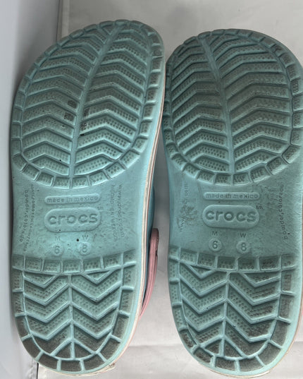 Light Blue Women’s Crocs Size 8