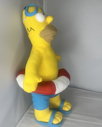 Toy Factory The Simpson Beach Time Homer 17" Plush Stuffed Animal Toy