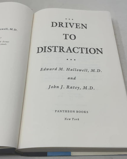 Driven to Distraction: Recognizing and Coping with Attention Deficit Disorder f