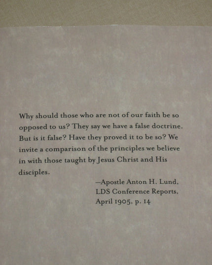 Where Mormonism Meets Biblical Christianity Face to Face: An A to Z Doctrinal C