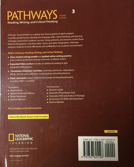 Bundle: Pathways: Reading, Writing, and Critical Thinking 3, 2nd Student Editio