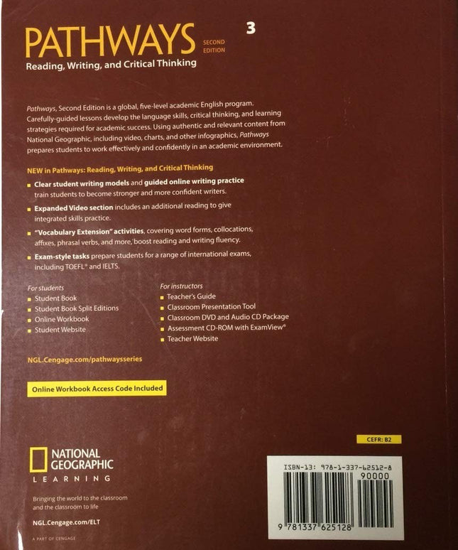 Bundle: Pathways: Reading, Writing, and Critical Thinking 3, 2nd Student Editio