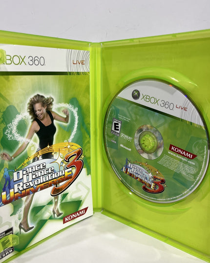 Dance Dance Revolution DDR Universe 3 (Xbox 360, 2008) Complete With Manual