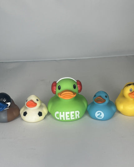 Set Of 5 Assorted Rubber Ducks