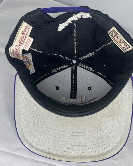 Mitchell and Ness NBA Phoenix Suns Hat - Black And Purple