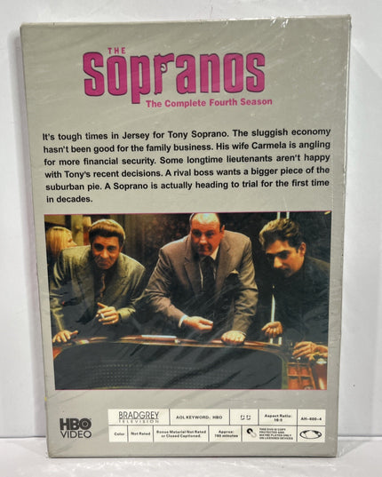 The Sopranos - The Complete Fourth 4th Season 4-Disc DVD Set NEW and SEALED!!!