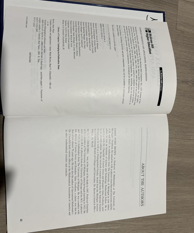 Complex Variables and Applications