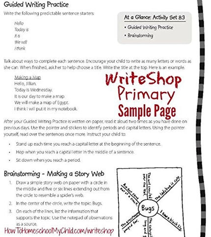 WriteShop Primary Book C Teacher's Guide