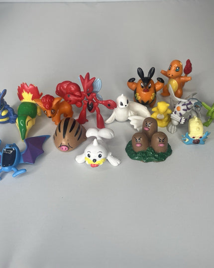 Lot Of 15 - 1”  POKEMON FIGURES Nintendo , PK Plastic small
