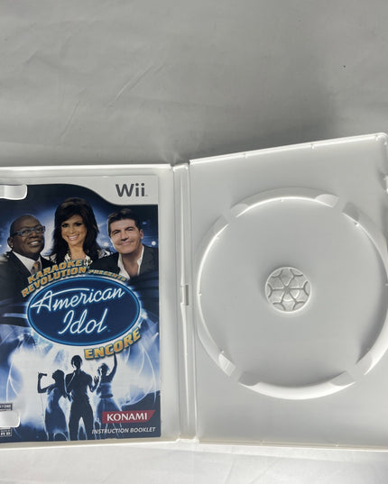 Karaoke Revolution : American Idol Encore (Nintendo Wii, 2008)Case Only- No Disc