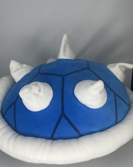 Authentic Nintendo Mario Kart Large 14" Spiny Blue Koopa Shell Plush Stuffed Toy