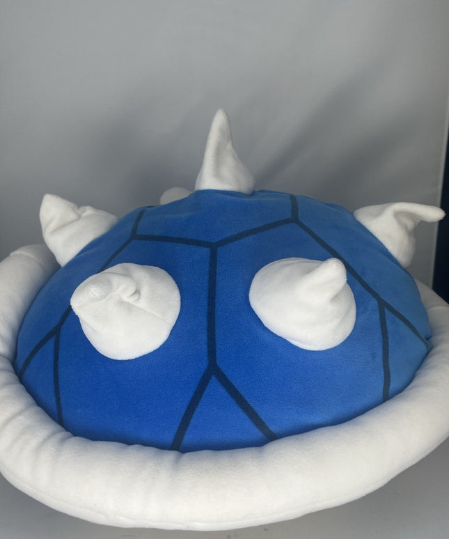 Authentic Nintendo Mario Kart Large 14" Spiny Blue Koopa Shell Plush Stuffed Toy
