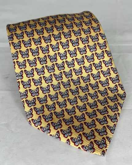 Pierre Cardin 100% SILK Men's Designer Butterflies Tie