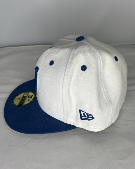 new era 59fifty Colts Hat Size 7 3/8 - White And Blue