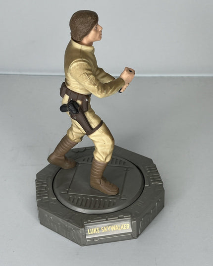 1998 Hasbro Luke Skywalker Rotating Figure - Broken lightsaber - 6”