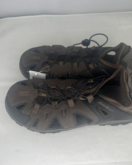 EDDIE BAUER MENS ENCLOSED TOE BUNGEE CLOSURE RAINIER SANDALS
