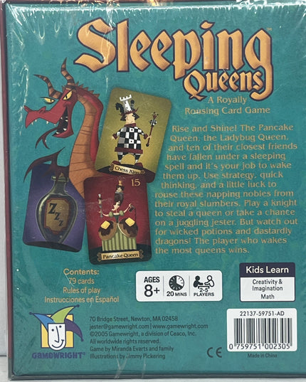 Gamewright Sleeping Queens Card Game