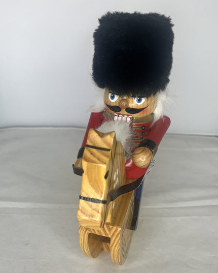 Queens Guard Solider Nutcracker on Rocking Horse