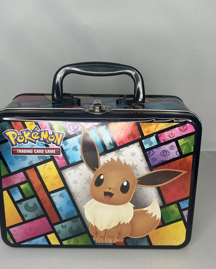 Lunchbox Pokemon 2021 Eevee tin Collectors Chest EMPTY