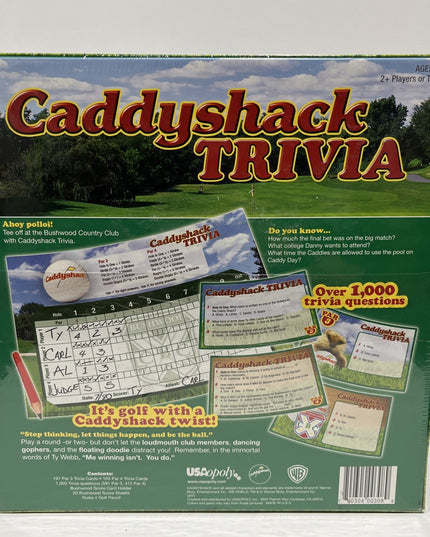 Caddyshack Trivia Game - Over 1,000 Trivia Questions - BRAND NEW- FACTORY SEALED