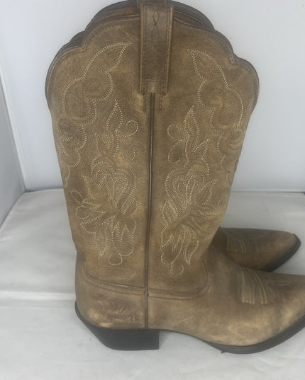 Ariat Cowgirl Boots Size 7.5B Style 15729 - Brown/Tan