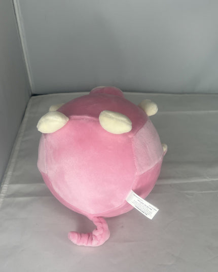 Pink Pig Plush Stuffed Animal Squish 6” Round Squeeze Plush by Bullsitoy
