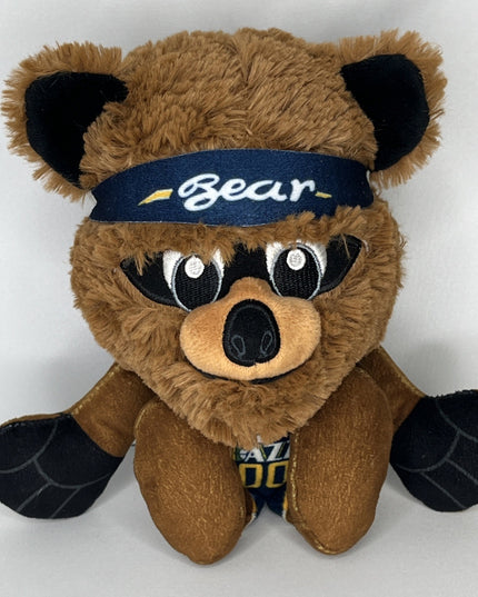 Utah Jazz Bear Mascot 8" Kuricha Sitting Plush