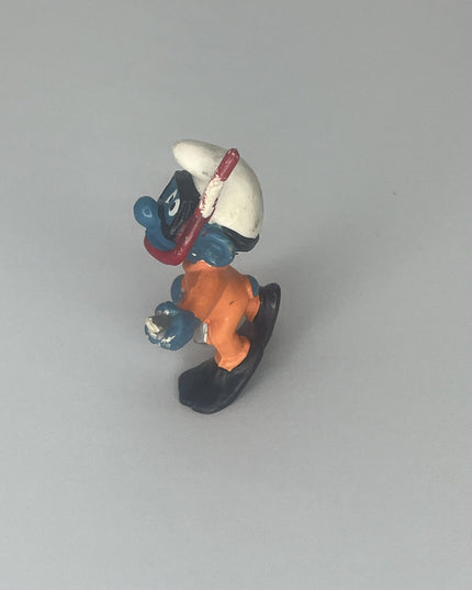 Vintage The Smurfs Frogman Smurf Figure