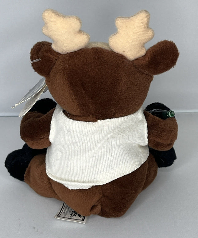 Coca Cola Reindeer in Shirt Bean Bag Plush Stuffed Animal Style # 0133 - 5”