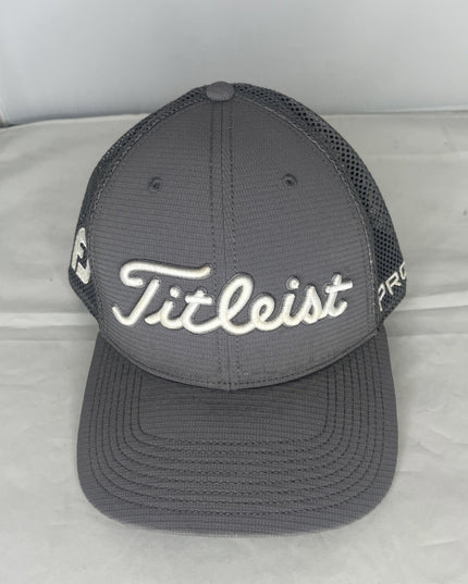 Titleist FJ Pro V1 Hat Cap Snapback Gray Mesh Back Adjustable