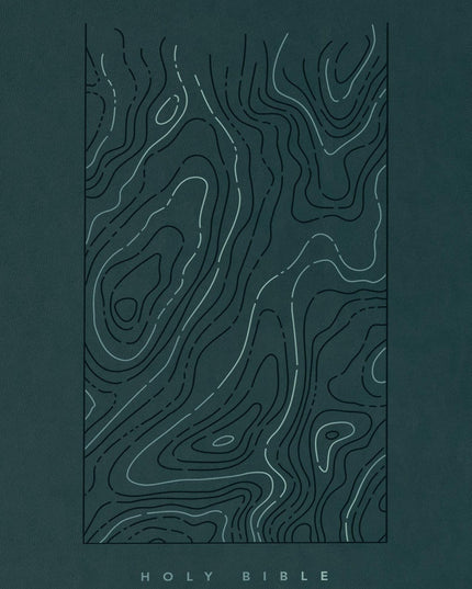NLT Thinline Reference Bible, Filament Enabled (LeatherLike, Earthen Teal Blue,