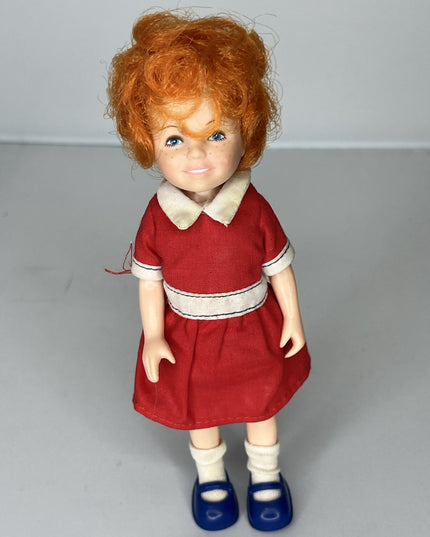 Vintage Knickerbocker World of Annie 1982 Annie Doll Figure 6" !!!