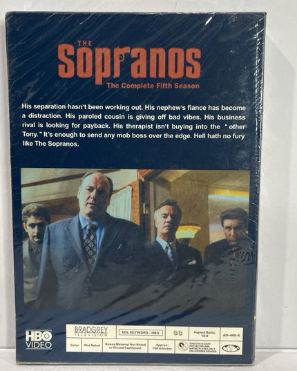 The Sopranos: The Complete 5th Season Box Set DVD 2008 Brand New Factory Sealed!