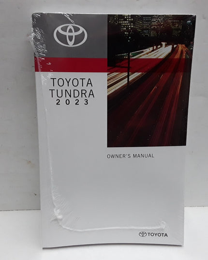 2023 Toyota Tundra Owners Manual